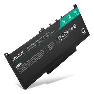 Batteri til Kompatibel mit Dell Latitude 12 E7270 Latitude 12 E7470 Latitude 14 E7470 Latitude E7270 Bærbar computer - 7200mAh 7.4V 