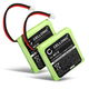 2x Batteri 600mAh