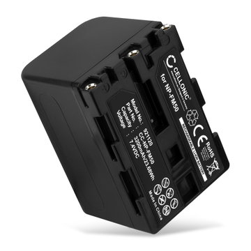 Kamera Batteri til Sony HVR-A1 HDR-SR1 HDR-HC1 GV-D1000 DCR-TRV38 -TRV20 -TRV330 -TRV285 -TRV340 -TRV345 -TRV351 -TRV355 - NP-FM50 NP-FM30 NP-FM70 NP-QM91 NP-QM71 3200mAh Udskiftsningsbatteri til kamera