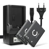 2x Batteri 700mAh + Oplader