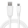 Micro USB 2.0 PVC-PVC, hvid