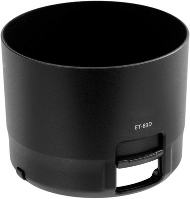 ET-83D Kamera Modlysblænde til Canon EF 100-400 mm 1:4.5-5.6L IS II USM – Plast bajonet cylindrisk / rund Modlysblænde fra CELLONIC