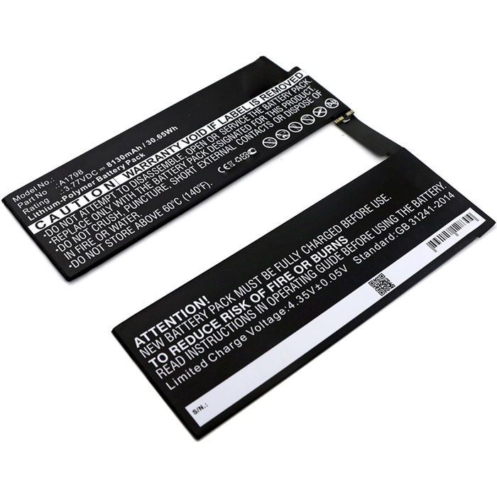 A1798 Battery for Apple iPad Pro 10,5" (A1701 / A1709 / A1852) Tablet Battery Replacement - 8130mAh