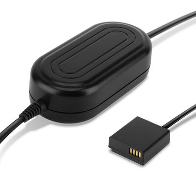 Strømforsyning til Leica D-Lux, Lumix DMC-LX100, DMC-GX7 -GX80, DMC-TZ80, DC-TZ90 -TZ91 AC-adapter DMW-AC8 + DMW-DCC11 DC-kobling – Dummy-batteri – Batterieliminator fra subtel