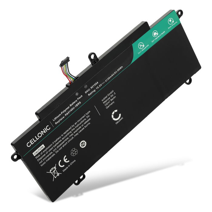 Batteri til Toshiba Tecra Z40-A, Z40-B, Z40-C, Z40T-A, Z40T-C, Z50-A, PA5149U-1BRS Bærbar computer - 4150mAh 15.2V 