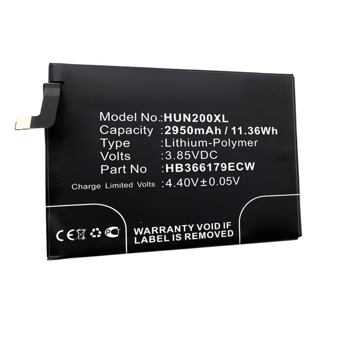 HB366179ECW Battery for Huawei Nova 2 / Nova 2 Dual SIM Smartphone / Phone Battery Replacement - 2950mAh