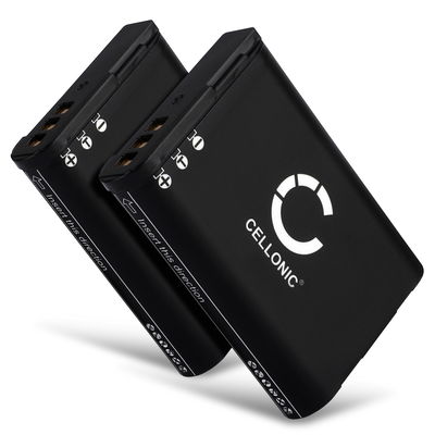 2x Batteri til Nikon Coolpix B700, Coolpix P600, Coolpix P610, Coolpix P900, Coolpix S810c EN-EL23 (1600mAh, 3.6V - 3.7V) fra CELLONIC