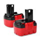 2x Battery (3000mAh, 14.4V)