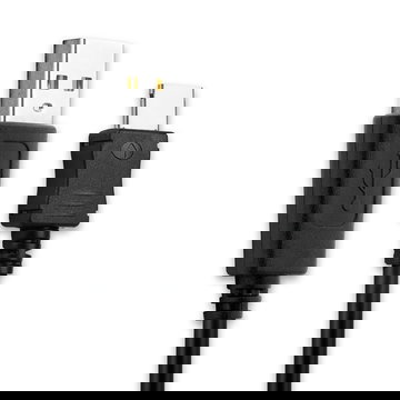 Connector Telefonopladerkabel til Samsung SGH-E250, SGH-P300, SGH-U700, SGH-X830, SGH-E900 1m Hurtig opladning 0.5A Smartphone datakabel PVC Sort