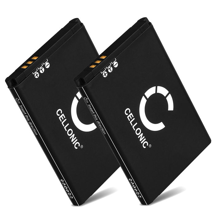 2x SteelSeries Arctis Pro Wireless batteri 900mAh 3.7V fra CELLONIC