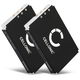 2x Batteri 1300mAh