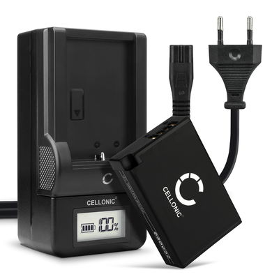 Kamera batteri til Canon EOS 750D EOS 760D EOS 770D EOS 800D EOS Kiss X8i EOS M3 EOS M5 EOS M6 EOS Rebel T6i - Udskift LP-E17 batteri + Oplader ekstra batteri