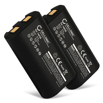 2x Batteri til 3M PL200 / Dymo LabelManager 260 260P, 280, PnP - Reservebatteri S0895880,W003688,14430 650mAh udskiftsningsbatteri