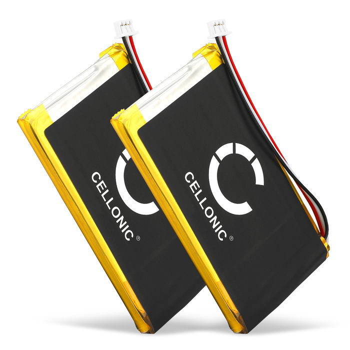 2x GPS Battery for TomTom GO 530, GO 630, GO 720, GO 730, GO 930, Traffic, SatNav - 1300mAh AHL03714000,VF8 Battery Replacement SatNav Sat Nav