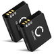 2x Batteri 1100mAh