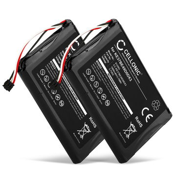 2x CELLONIC GPS Batteri til Garmin Edge 800 / Edge 810 / Edge Touring 361-00035-00, KE37BE49D0DX3 1000mAh SatNav nyt Navigationsbatteri