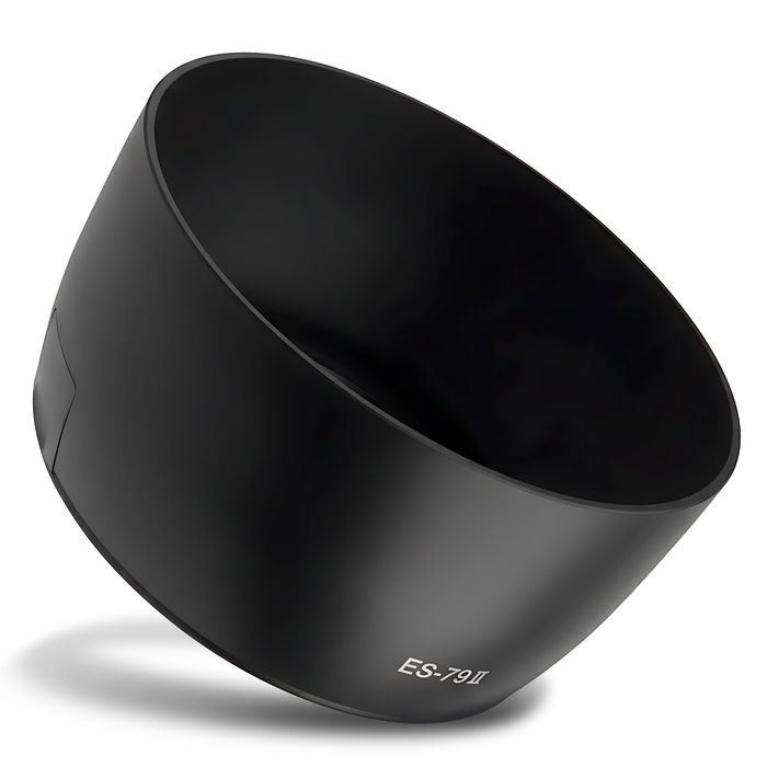 ES-79 II Kamera Modlysblænde til Canon EF 80-200mm f/2.8L, EF 85mm f/1.2L II USM, EF 85mm f/1.2L USM – Plast bajonet cylindrisk / rund Modlysblænde fra CELLONIC