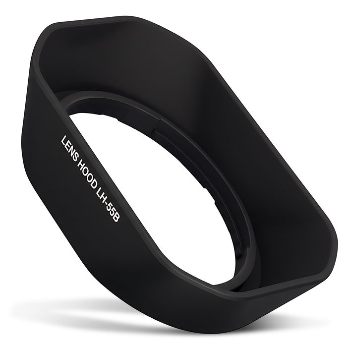 LH-55b Kamera Modlysblænde til Olympus M.Zuiko Digital ED 9-18mm 1:4,0-5,6 – Plast bajonet firkantet / rektangel Modlysblænde fra CELLONIC
