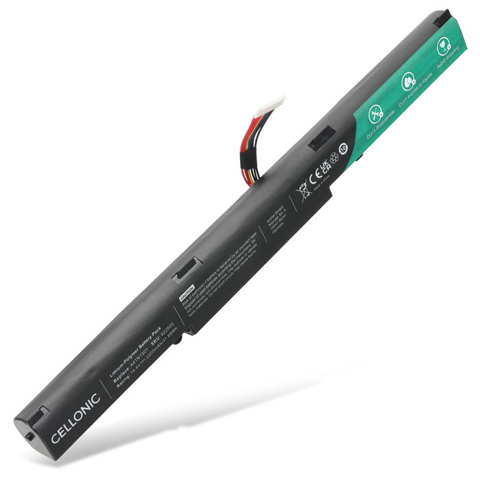 Batteri til ASUS ROG GL752VW, N552V, GL752VW-T4179T, N552VW, N752VX, N752V, A41LK9H Bærbar computer - 2200mAh 14.4V 