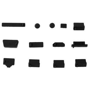 13 Pc Universel Bærebar Antistøv prop sæt, USB Støv prop, Bærebar støv prop, anti støv propper til Notebooks Computere