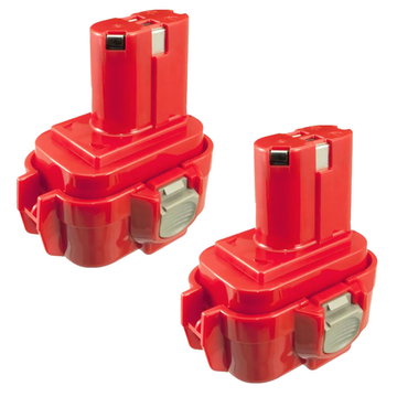 2x Batteri til Makita BMR100, 6222d, 6261D, 6207D, 6204D, 6226D, 6260D Batteridrevet værktøj - 3Ah 9.6V NiMH 9120,9120, 9134, 9135,9133, 192638-6, 9102 Udskiftning af batteri