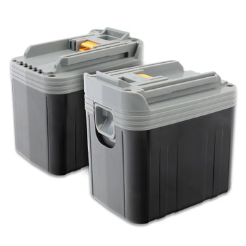 2x Udskiftning af 24V, 3.3Ah, NiMH-batteri til Makita BMR100, BHR 200, BDF 460, BLS712, BLS820, BLS820 - BH2433, 2430, BH2420, 193736-9, 193737-7, 193739-3 Batteripakker