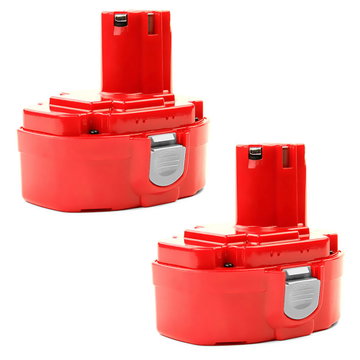 2x Batteri til Makita 8391D, 6347D, 8444D, 6390D, 8443D, ML180, 4334D Batteridrevet værktøj - 3Ah 18V NiMH 1822, 1833, 1834, 1835 Udskiftning af batteri
