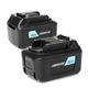 2x Battery (4000mAh, 10.8V)