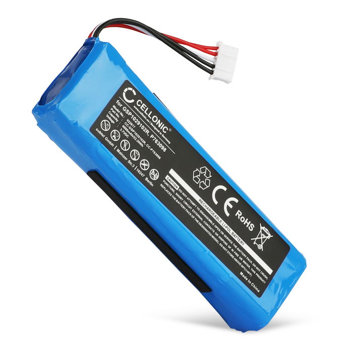 Batteri til JBL Charge 2, Charge 2 Plus, Charge 3 (2015) GSP1029102 (6000mAh, 3.7V) fra CELLONIC