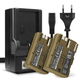 2x Batteri 1600mAh + Oplader