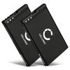2x Battery 1300mAh