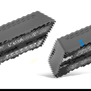 Battery for Sony HXR NX 100, NEX FS700R, FS700RH, HVR-Z1, HVR-V1 10050mAh USB-Out 2.4A from CELLONIC