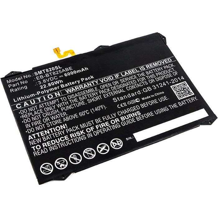 Tablet batteri til Samsung Galaxy Tab S3 (SM-T820 / SM-T825) EB-BT825ABA - EB-BT825ABA 6000mAh nyt tablet batteri