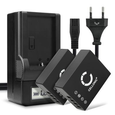 2x CELLONIC Camera Battery for Fuji FujiFilm X-T2 X-T20 X-T10 X-T1 X-Pro2 X-Pro1 X-A3 X-A2 X-A1 X-A10 X-E2 X-E2s X-E1 X-A10 Replacement NP-W126 Battery 1140mAh Backup + Charger BC-W126