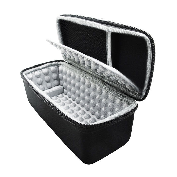 subtel Hard Case til JBL Flip 1 Flip 2 Flip 3 Flip 4 Flip 5 Højttaler Rejsetaske med rem og kabelopbevaringslomme - Beskyttende stødsikkert, vandafvisende og vandafvisende transportcover - Sort