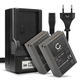 2x Batteri 1140mAh + Oplader