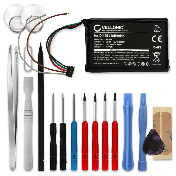 Garmin Edge 1000 Battery + Tool-kit 17pcs 1200mAh from CELLONIC