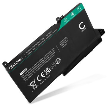 1x Batteri til Dell Latitude 7490, 12 7490, 12 7480, 12 7280, 5310, 7300, 12 7000, 12 700, 13 5300, 13 7300 Bærbar computer - 3600mAh 11.4V 