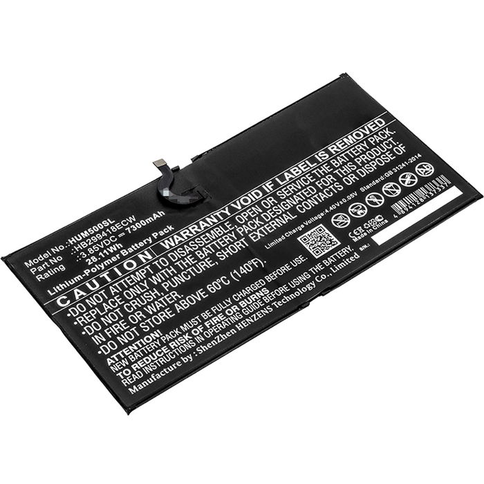 Huawei MediaPad M5 10.8 (CMR-AL09) batteri 7300mAh 3.85V fra subtel