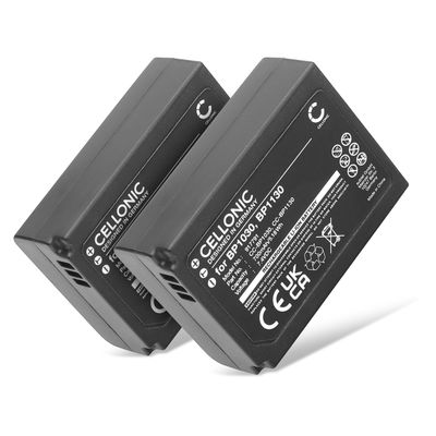 2x Batteri til Samsung NX300 NX500 NX300M NX1000 NX2000 NX1100 NX200 NX210 BP1130 BP1030 700mAh från CELLONIC