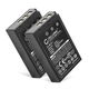 2x Batteri 900mAh