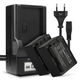 2x Batteri 1600mAh + Oplader