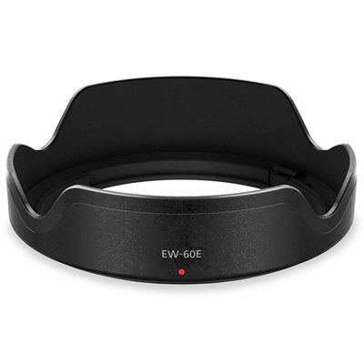 EW-60E Kamera Modlysblænde til Canon EF-M 11-22mm f/4-5.6 IS STM – Plast bajonet blomst / kronblad Modlysblænde fra CELLONIC