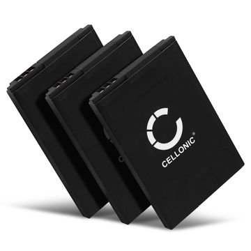 3x CELLONIC genopladelige battereri til Siemens Gigaset SL78H, SL350, SL400, SL400A, SL450, SL750, SL780, SL785 - V30145-K1310-X445 850mAh - udskift dit mobilbatteri