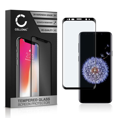 Skærmbeskytter glas til Samsung Galaxy S9 Plus (SM-G965) - Tempered Glass (HD kvalitet / 3D Full Cover / 0,33mm / 9H)