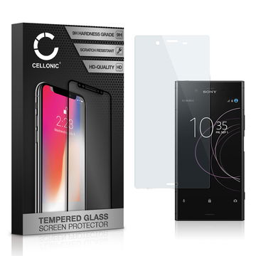 Skærmbeskytter glas til Sony Xperia XZ1 - Tempered Glass (HD kvalitet / 3D Full Cover / 0,33mm / 9H)