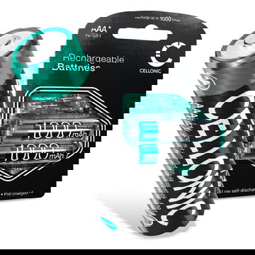 CELLONIC genopladelige battereri til Telekom Speedphone 52, 51, 31, 32, 12, 10, 11, Sinus 501, 301, 207, 206, 205, A32 - 2x AAA Micro LR03 2x 1000mAh - udskift dit mobilbatteri