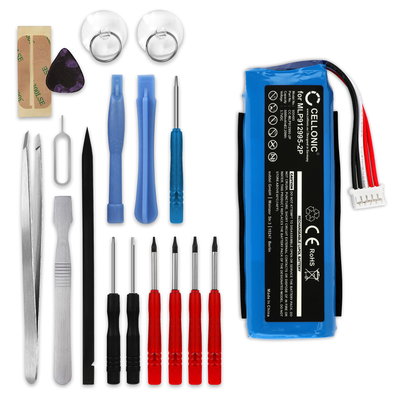 Battery til JBL Charge 2+, Charge 2 +, Charge 2 plus / JBL GSP1029102 6000mAh + V&aelig;rkt&oslash;j Set fra CELLONIC