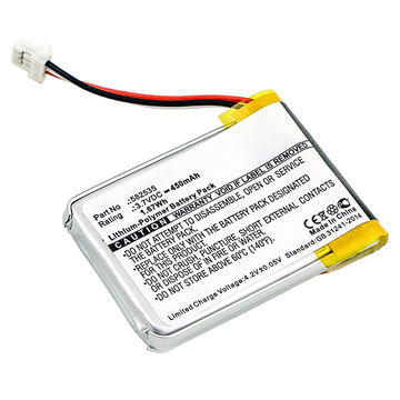 subtel GPS Batteri til Mitac Mio Mivue 388 1ICP6/26/36 582535 450mAh SatNav nyt Navigationsbatteri