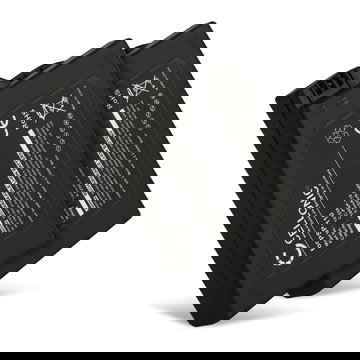 2x PSP-110-batterier til Sony PSP-1000 / Sony PSP-1004 Håndholdt konsol Gaming Controller PSP-batterier - 1800mAh 3.6V - 3.7V Lithium Ion